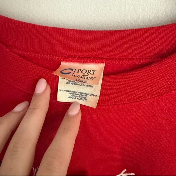 Vtg 2000s Detroit Redwings NHL player crewneck sweatshirt red size XL - Picture 3 of 5